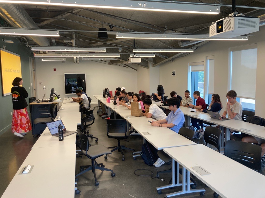 Students attending IC2