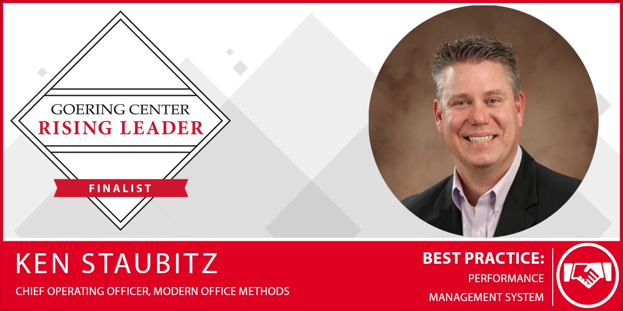 Ken Staubitz, April Rising Leader Finalist; Best Practice: Performance Management System