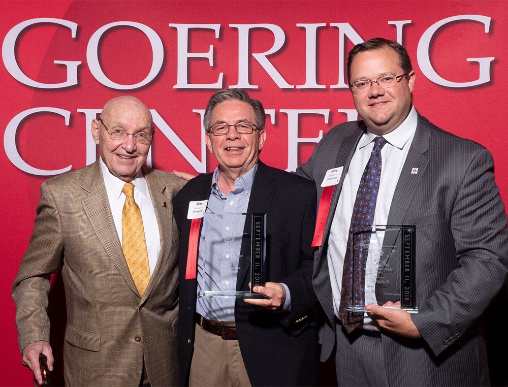 Family and Private Business Awards 2018, Centennial John Goering, left, Mike Sipple, Sr., center, and Mike Sipple, Jr.,  right
