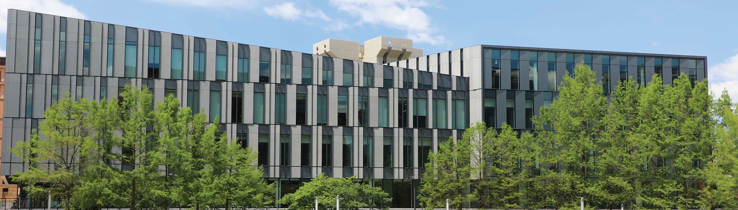 Side view of Carl H. Lindner Hall
